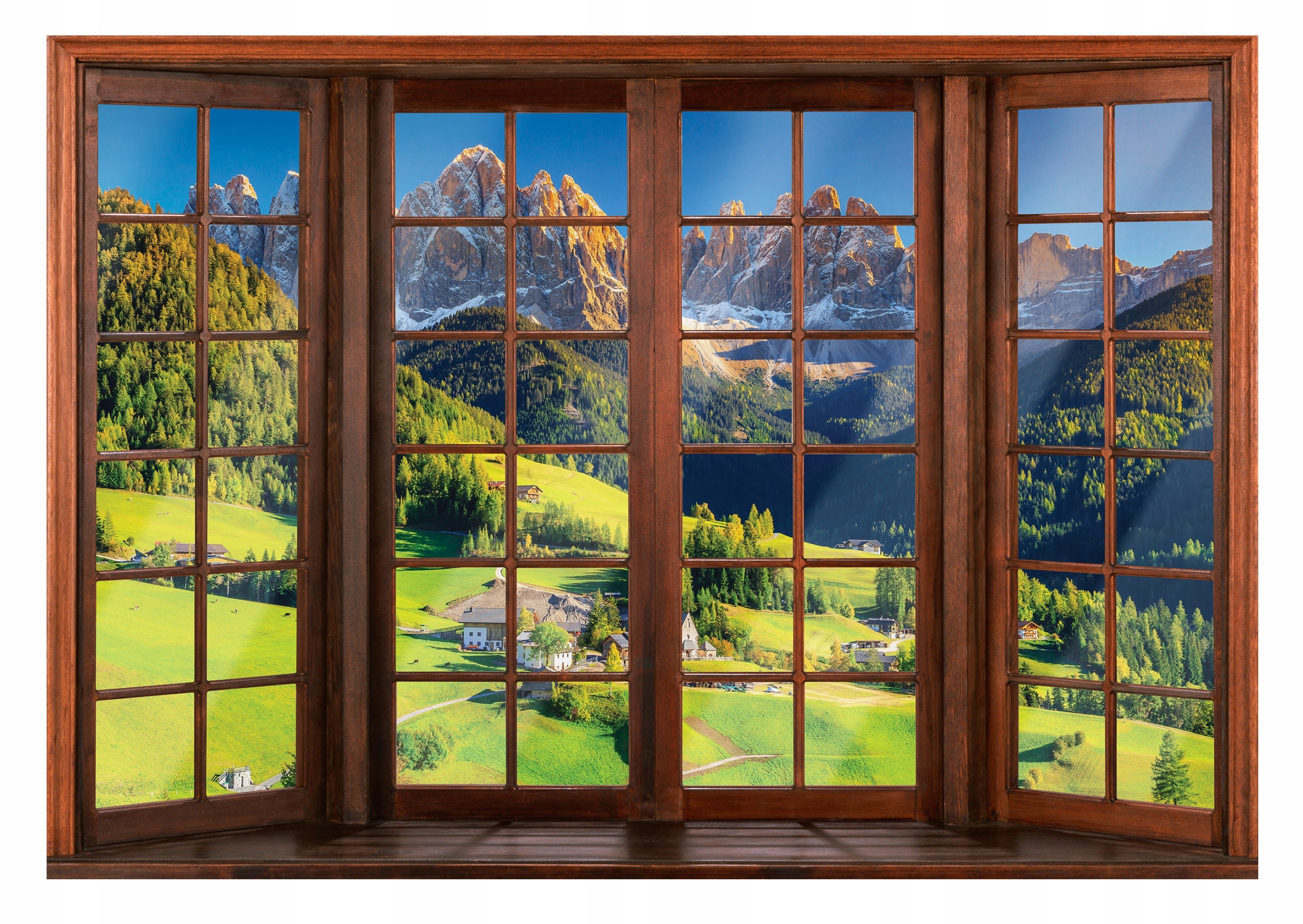 

Fototapeta Okno 3D Góry Widok Alpy Natura 368x254