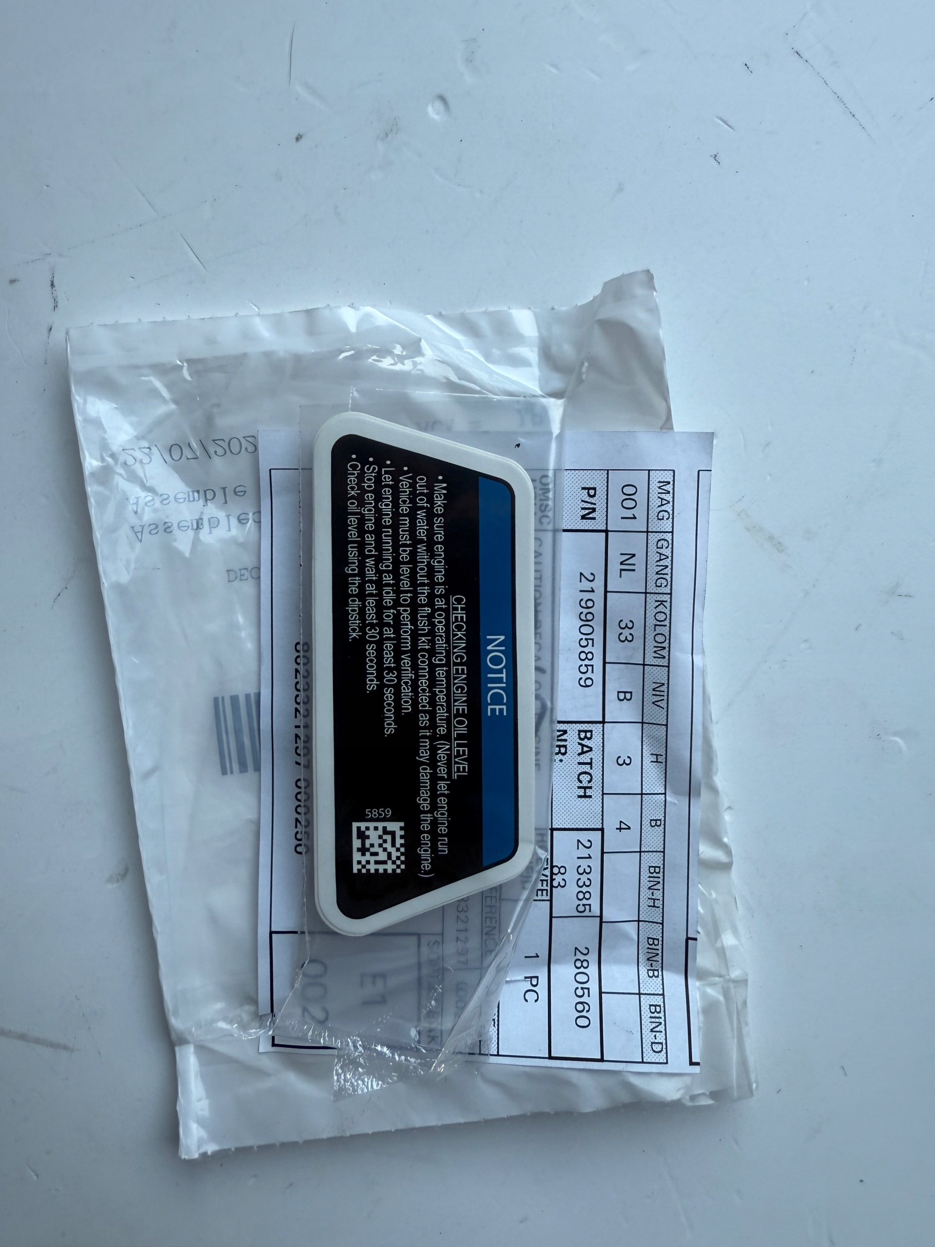 Naklejka Notice Sea-Doo 219905859