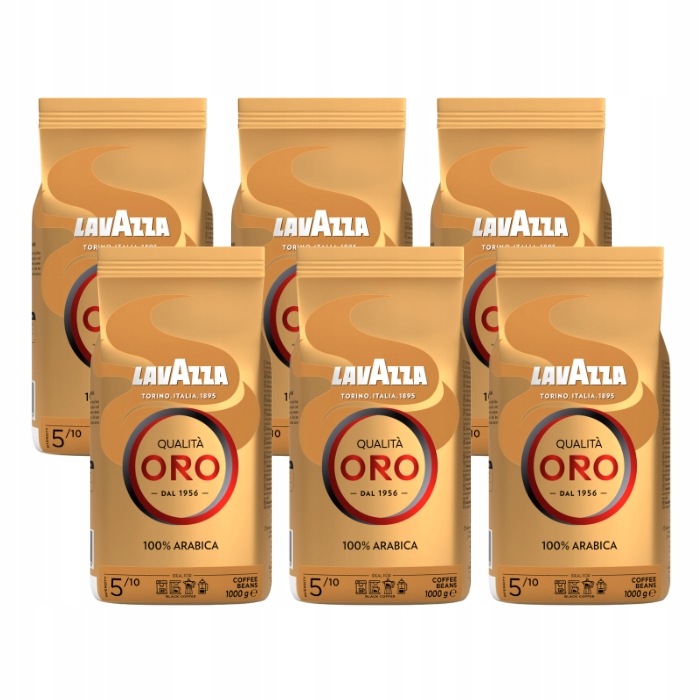 Kawa ziarnista Lavazza Qualita Oro 6x1kg