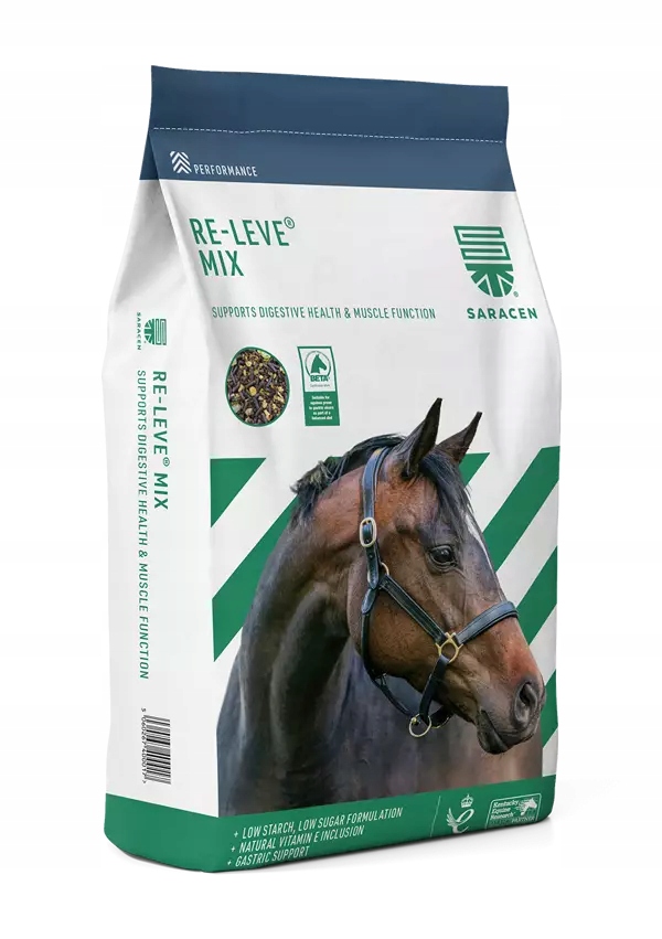 Saracen Re-Leve-Mix pasza bezzbożowa dla koni 20kg