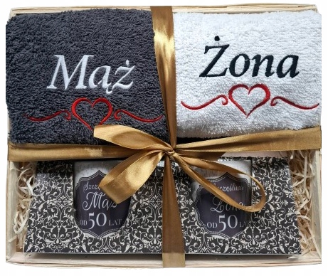 zestaw prezentowy ŻONA MĄŻ OD ... LAT — 7