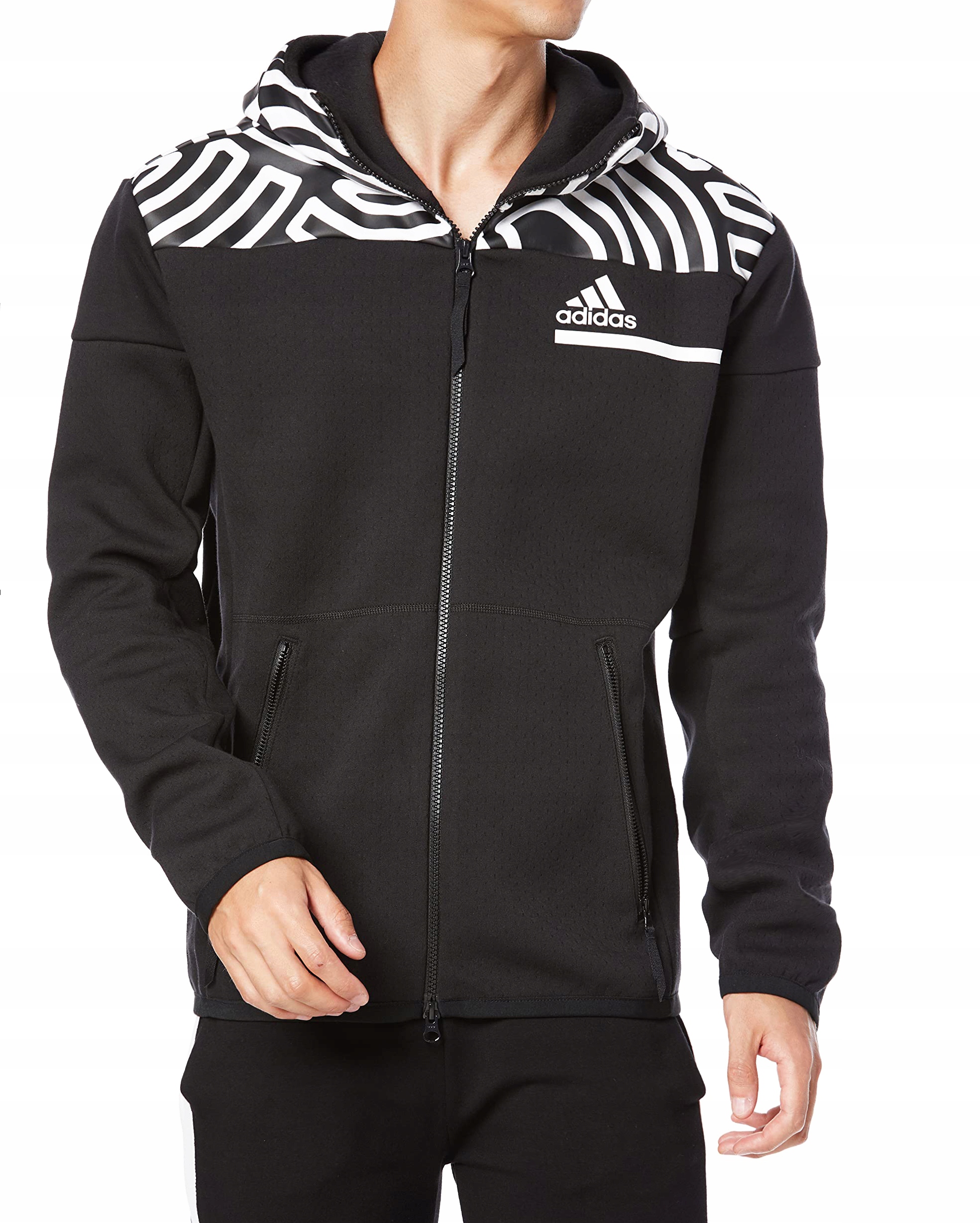 

2716 Bluza Męska Adidas Zne Rozpinana Kaptur M