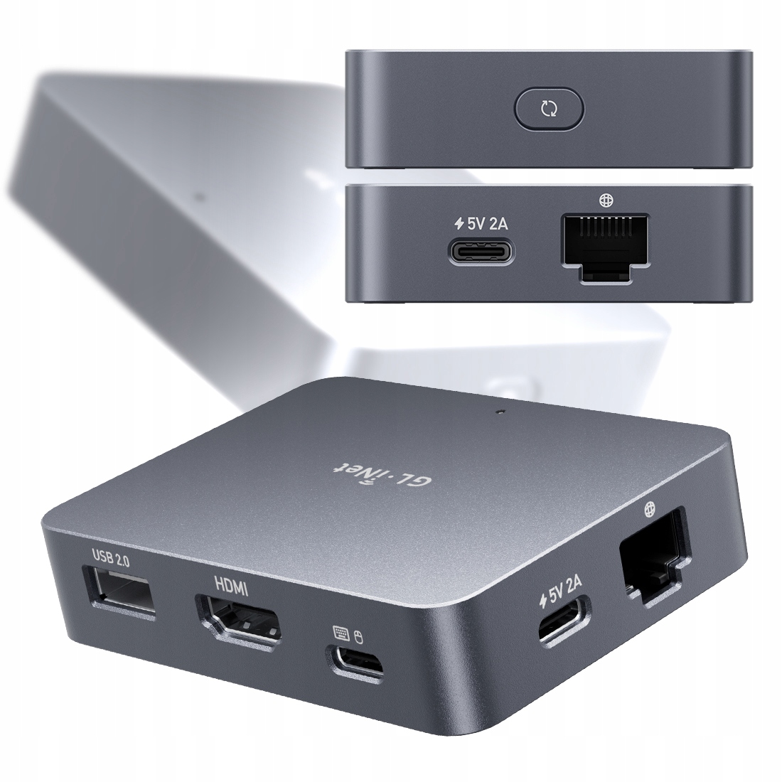 Přepínač Kvm over Ip Hdmi 4K Usb Bios Reset Atx Dálkové ovládání