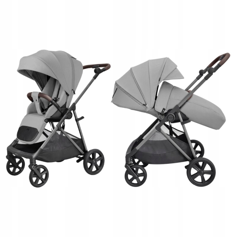 Wózek spacerowy przodem tyłem Carrello Costa Platinum Grey
