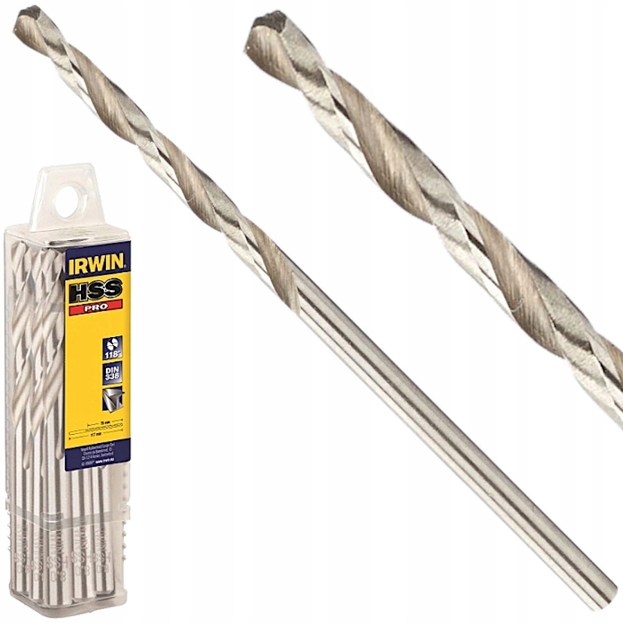 

Wiertło do metalu plastiku 2mm zestaw 10szt. Irwin