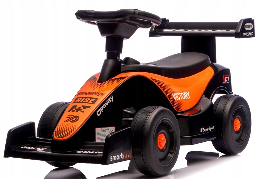 Jeździk J6 Pomarańczowy sportowy jeździk Victory Ragil Sp. z o.o.