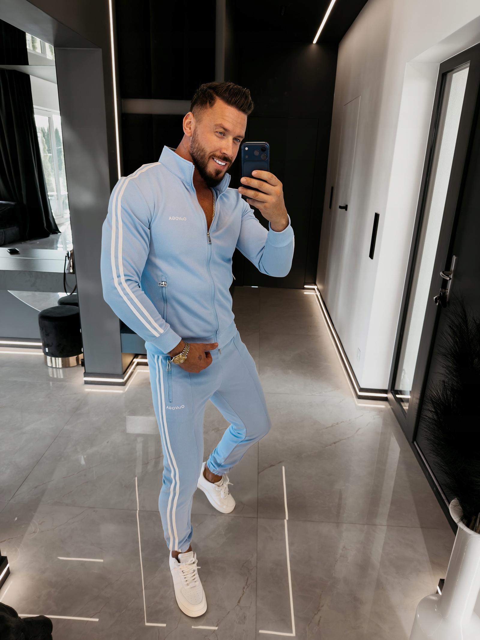 Pánský komplet Olavoga Derox modrý XXL