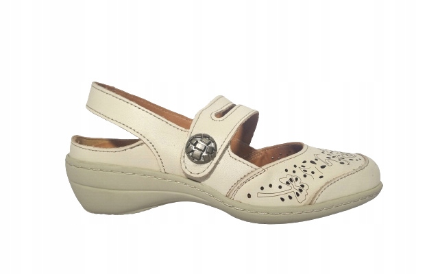 Sandály Loretta pohodlné LO5990-21 béžové r39
