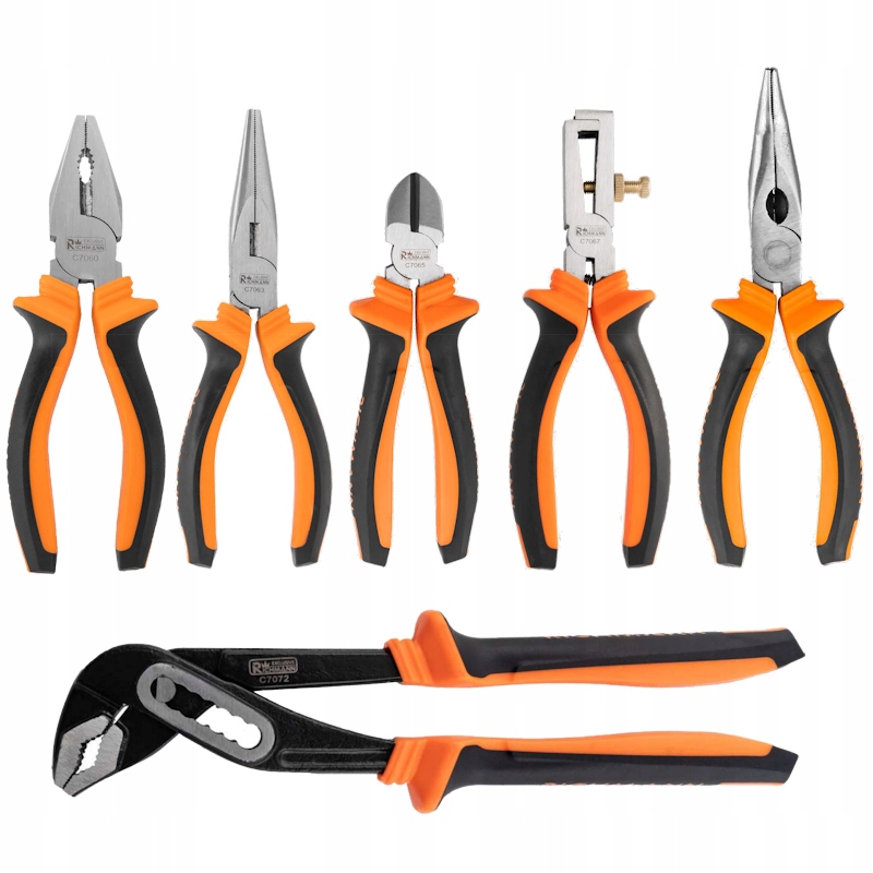 Zestaw 6 Narzędzi Ręcznych Szczypce Richmann