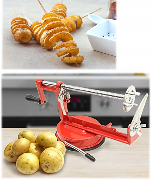 MASZYNKA DO KRĘCONYCH ZIEMNIAKÓW|CHIPSY ZIEMNIACZA Kod producenta Shibby #0598