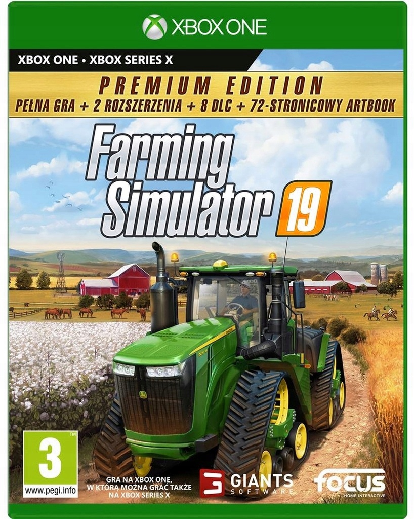 FARMING SIMULATOR 2019 PREMIUM ED / XBOX ONE / PL Tytuł Farming Simulator 19 – Premium Edition