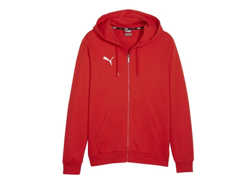 Puma Pánská Mikina bavlněná rozepínací mikina S Kapucí Malé logo 658595 01 vel. M