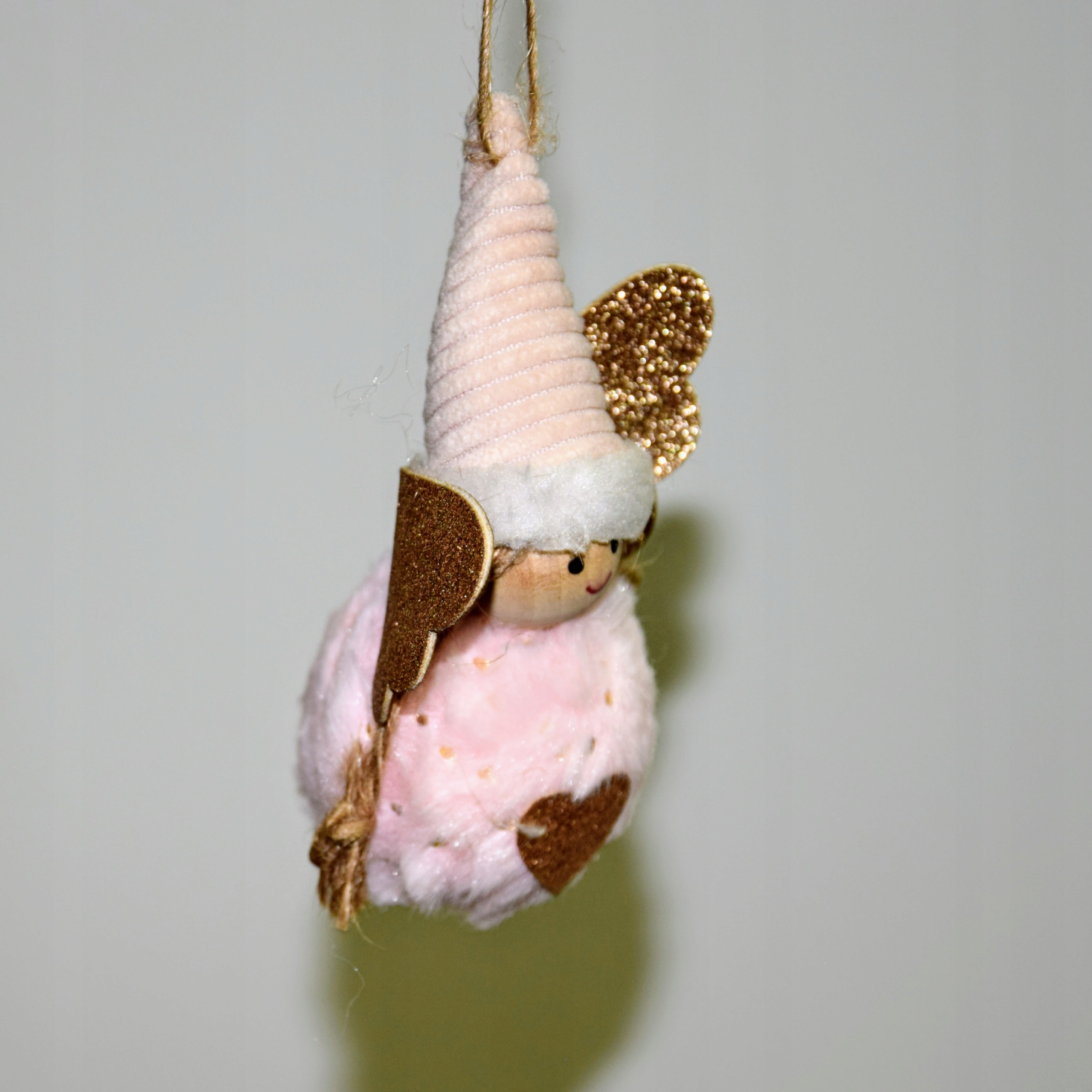 OZDOBA CHOINKOWA ANIOŁEK RÓŻOWY 9X12X4 CM PREZENT Rodzaj Inny rodzaj