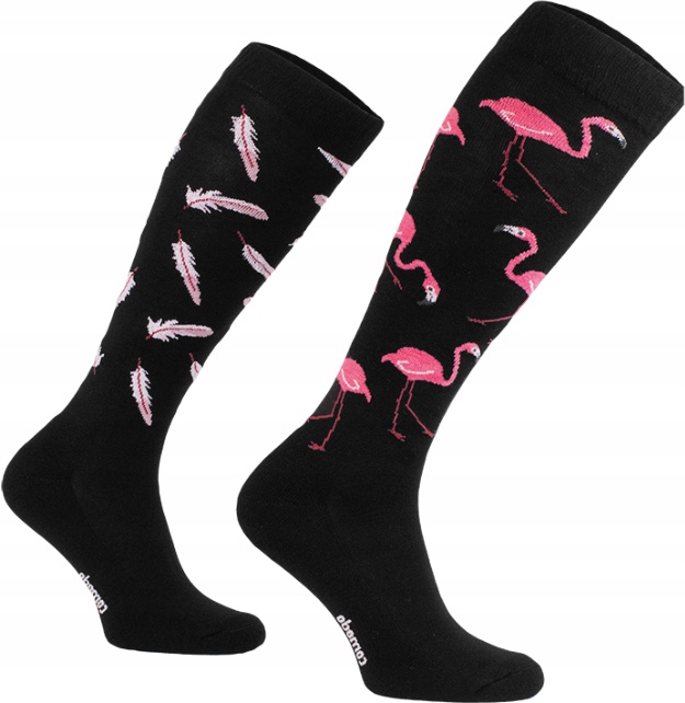 

Jeździeckie kolorowe podkolanówki Flamingo 35-38