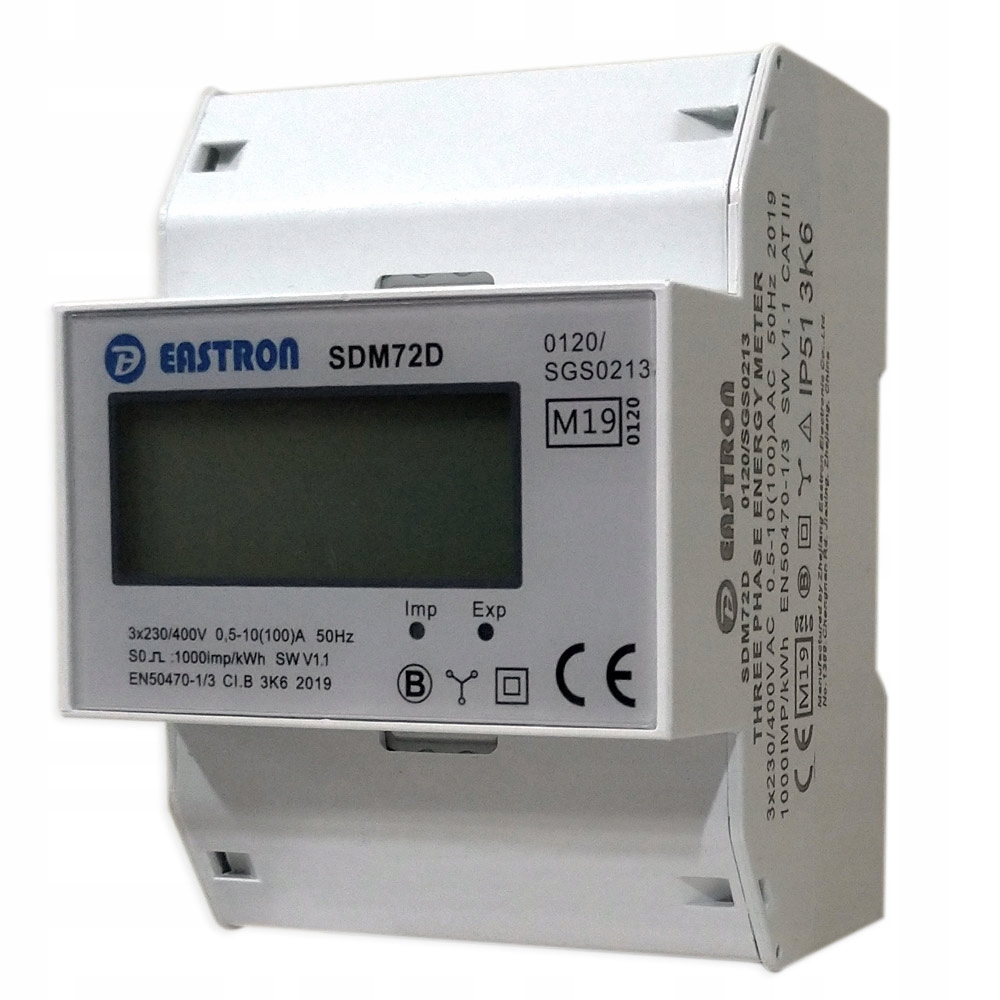 

Licznik Energii Elektrycznej Na Szynę 3F 10A/100A