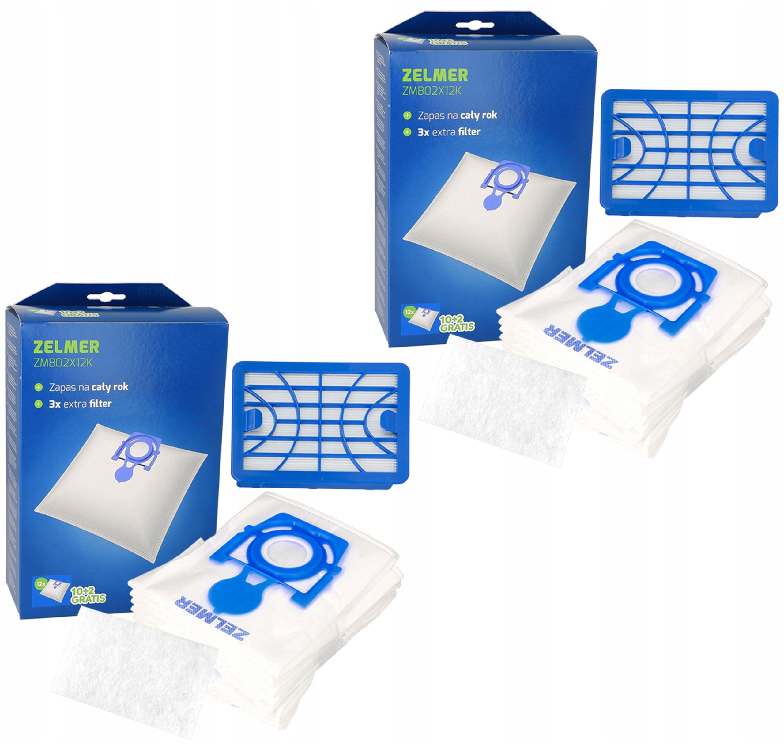 24x WORKI do odkurzacza ZELMER ODYSSEY 2x FILTR