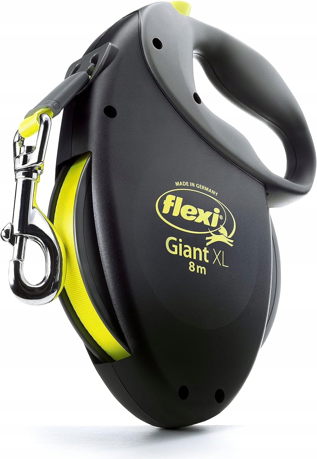 Levně Vodítko Automatické rolovací Flexi Giant Pro psa Do 25kg Dlouhá Neon páska 8m