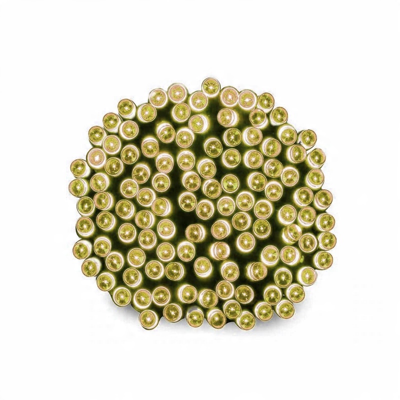 

Lampki choinkowe 8 tryb mocne 200 Led białe ciepłe