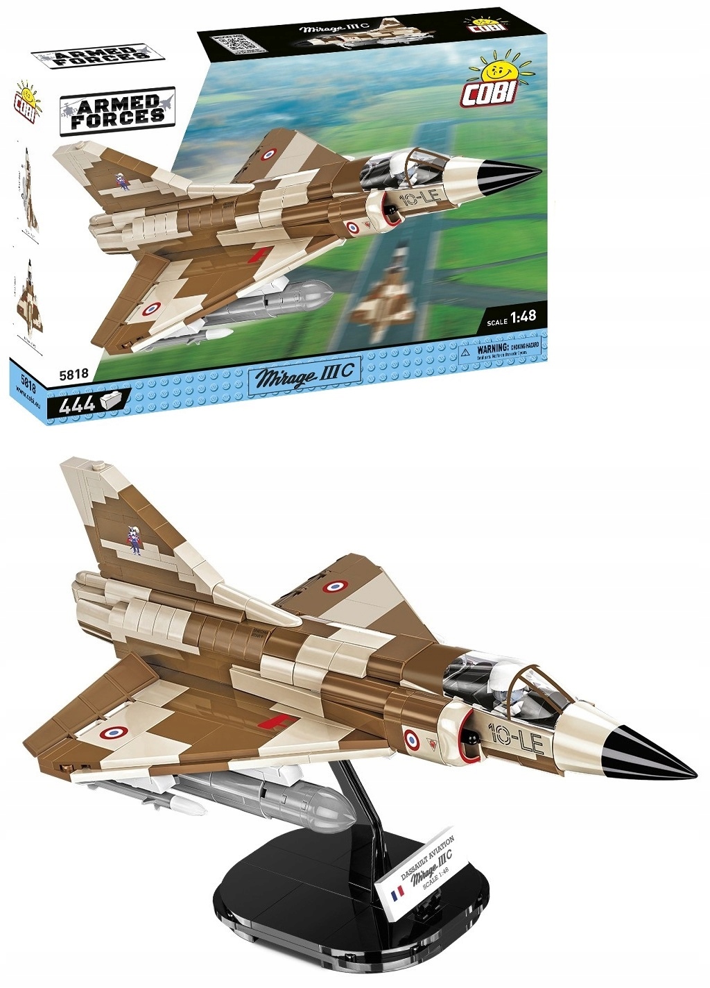 Klocki Cobi 5818 Mirage IIIC Armed Forces