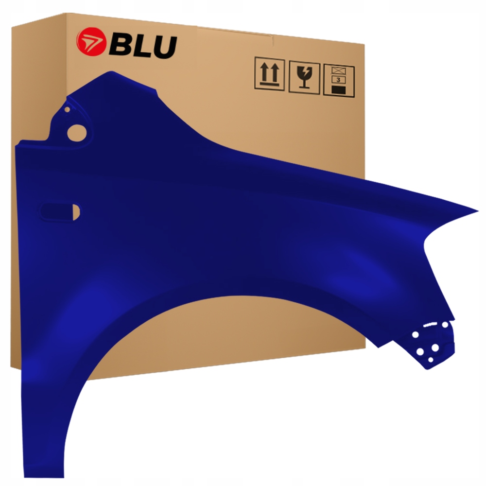 Blu Blatník Vw Fox LL5M pravý modrý 05-11 přední