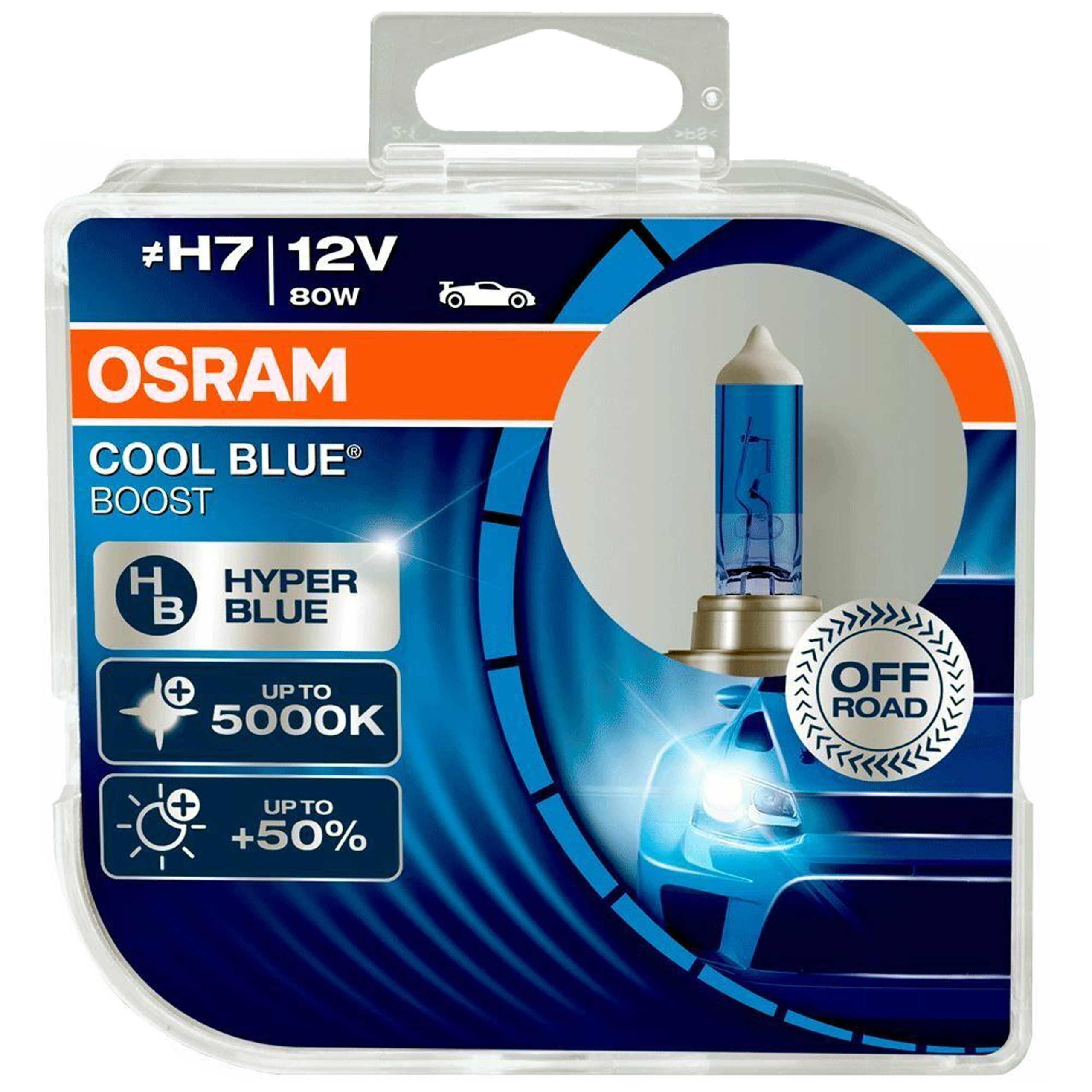

Żarówki H7 Osram Cool Blue Hyper +50% Boost 5000K