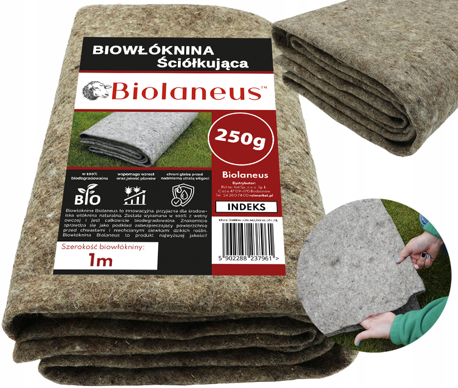 

Biolaneus włóknina eko Bio na chwasty 1m Metry