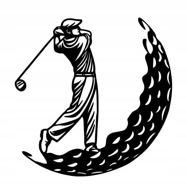 nástěnná dekorace Obraz vzor Golfista