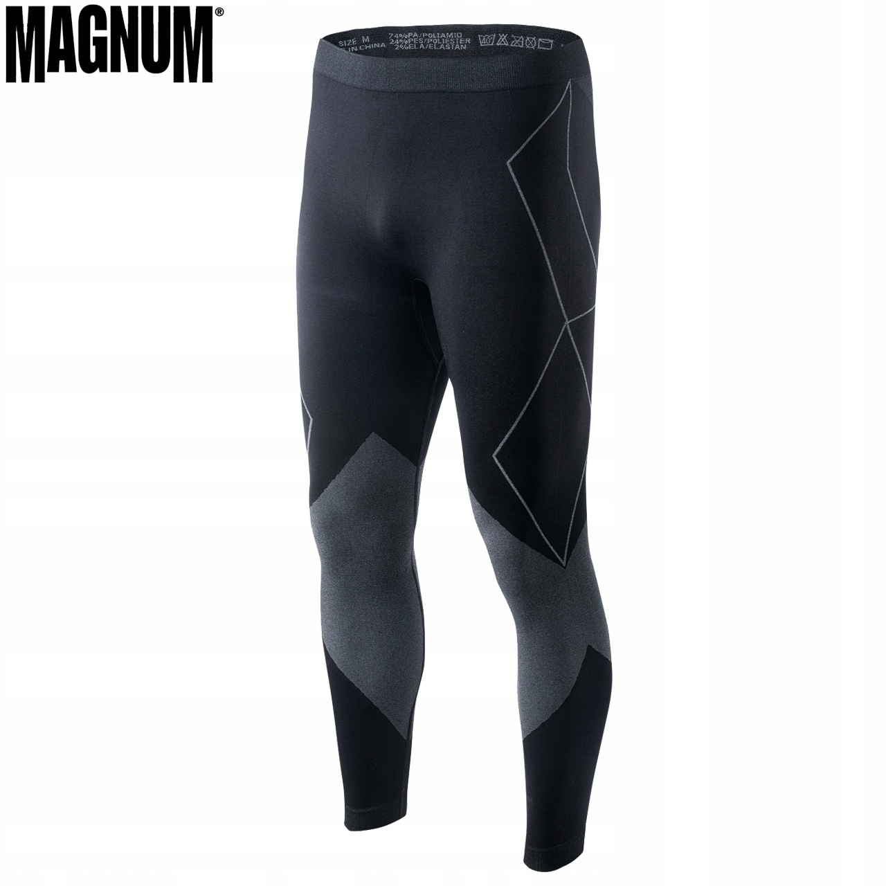 BIELIZNA TERMOAKTYWNA MESKA SPODNIE KALESONY BEZSZWOWE MARS MAGNUM CZARNE Kod producenta 92800049736