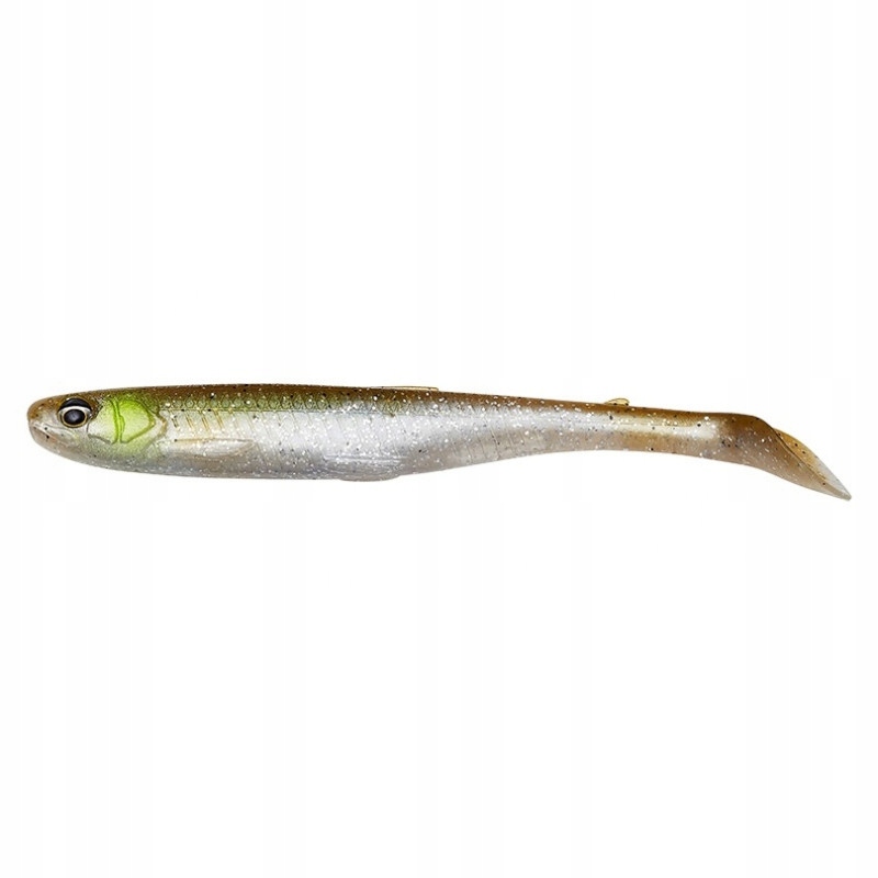 Guma Savage Gear Slender Scoop Shad 15cm Green Silver 74275