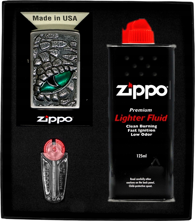 Zestaw Zippo Zapalniczka Kroko Eye prezentowy*nr1