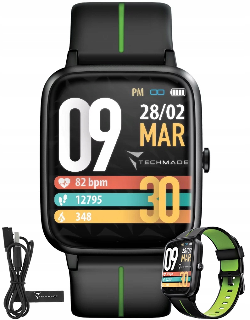 Chytré Hodinky Techmade Move Notifikace Ekg Spánek