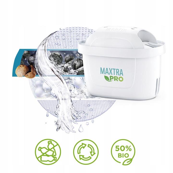 Wkład filtrujący Brita Maxtra Pro PURE PERFORMANCE 3 szt. ORYGINALNE--4 Liczba wkładów 3