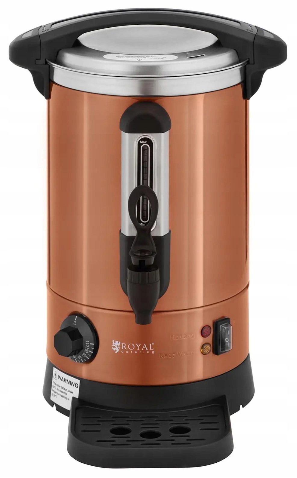 Warnik do wody podgrzewacz 6,1 l 1500W Royal Catering RC-WBDWC6O 10012462