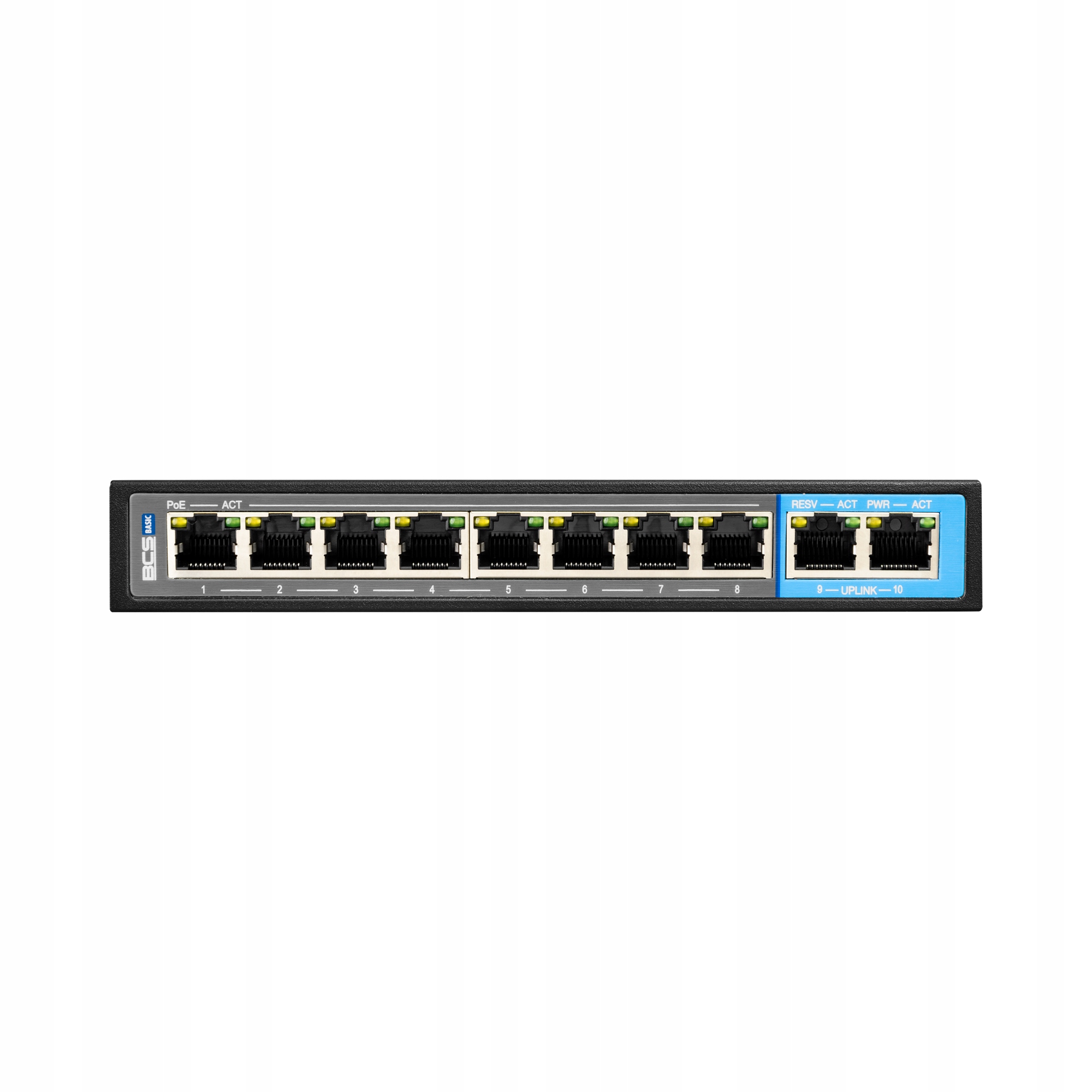 

Switch PoE BCS-B-SP0802 8xPoE 2xUPLINK 100Mb/s