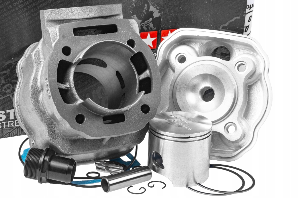Cylinder Kit Stage6 Streetrace 77cc, Aprilia Derbi Gilera 2006- (D50B)