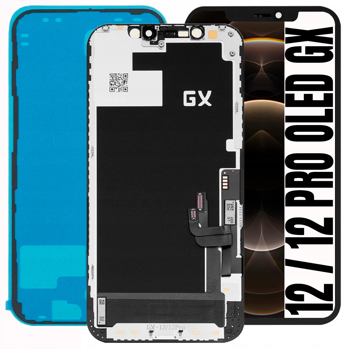 Displej Pro Iphone 12 (pro) Oled Gx LCD Displej Těsnění