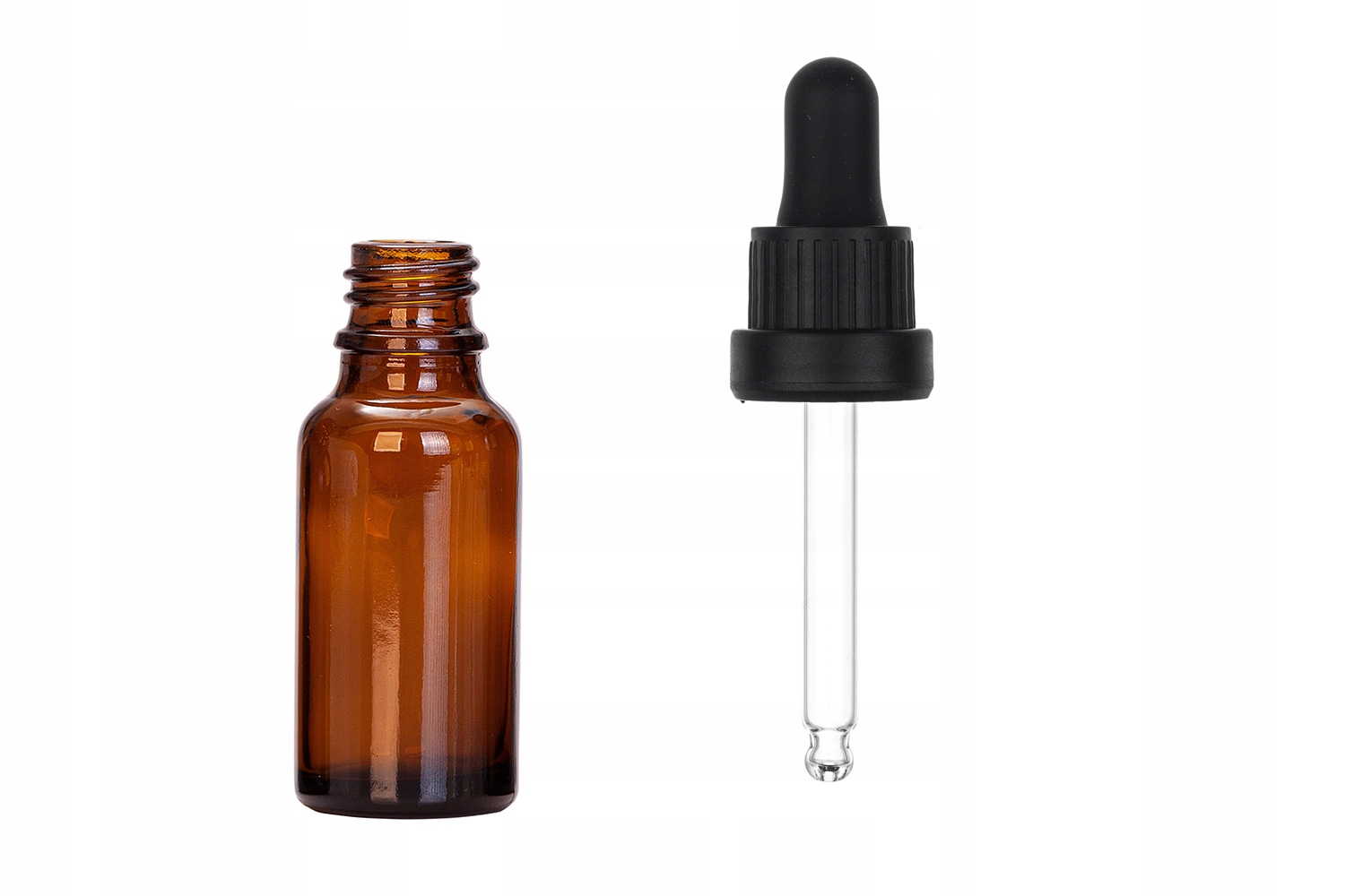 

Butelka szklana brązowa 20 ml z pipetą