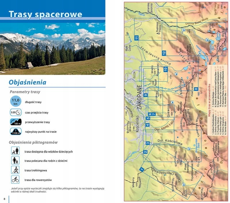 TATRY POLSKIE TRASY SPACEROWE PRZEWODNIK COMPASS Wydawnictwo Wydawnictwo Compass