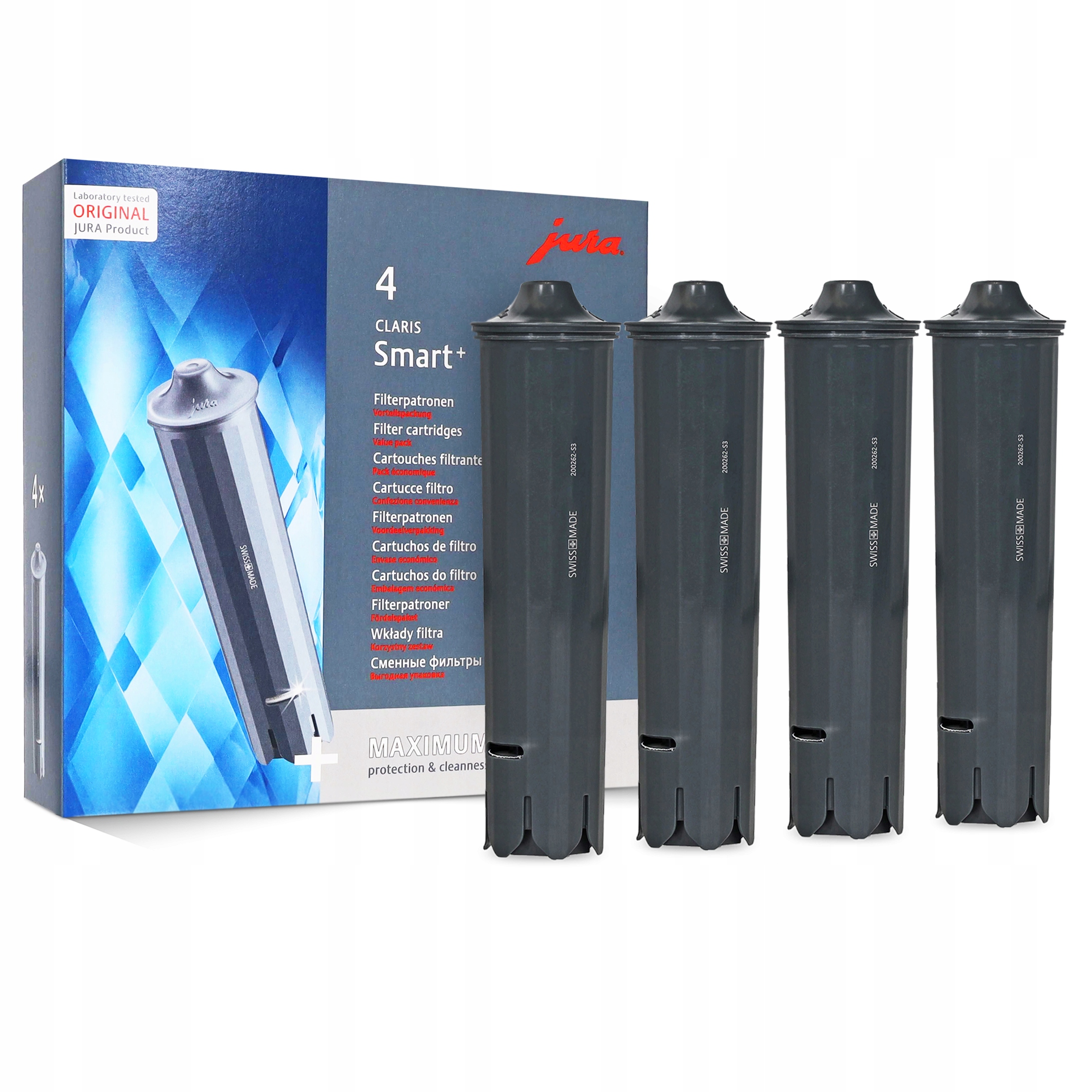 Filtr wody Jura Claris Smart+ 4szt
