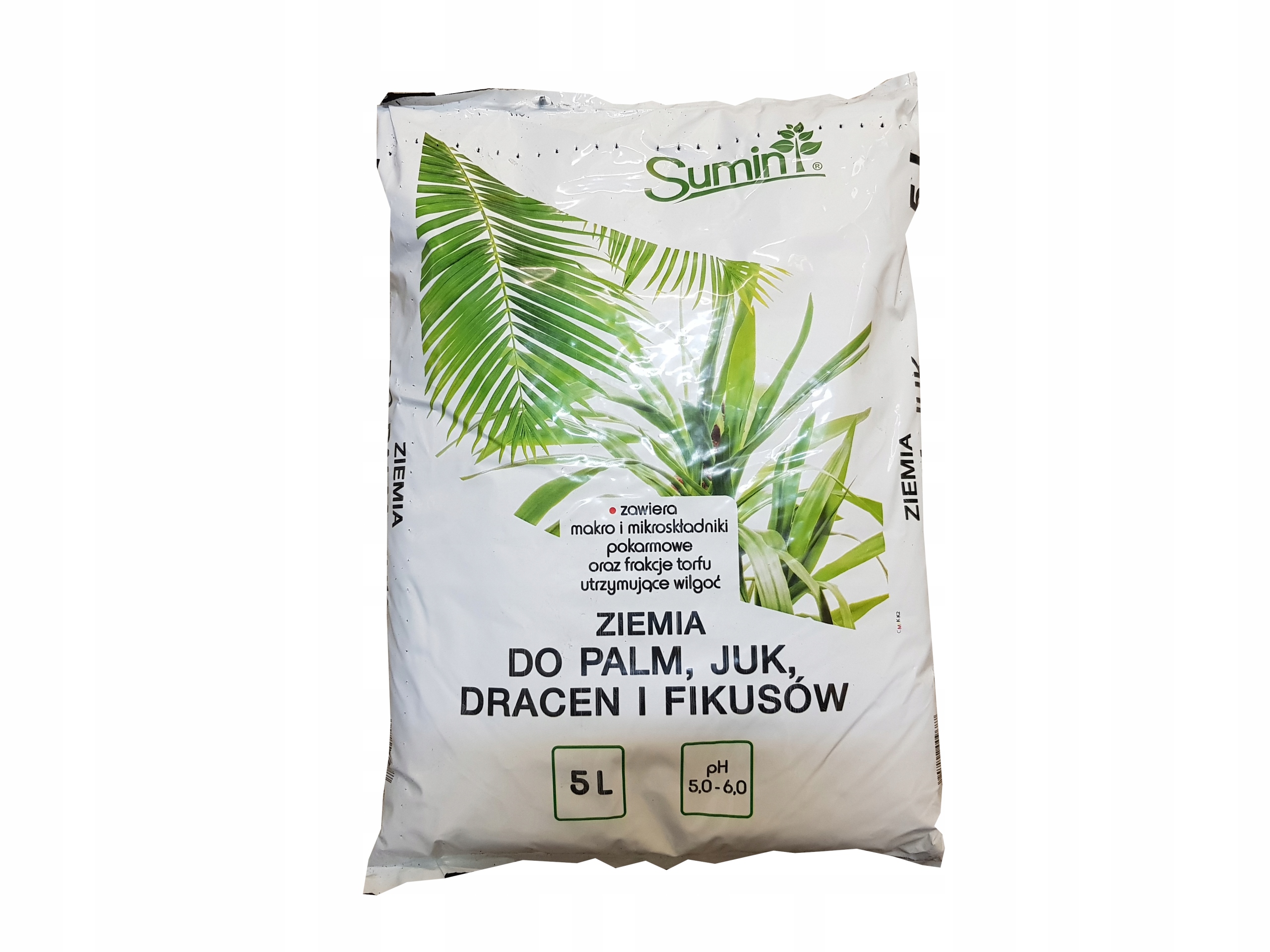 

Profesjonalne Podłoże juka palma dracena 5L Sumin