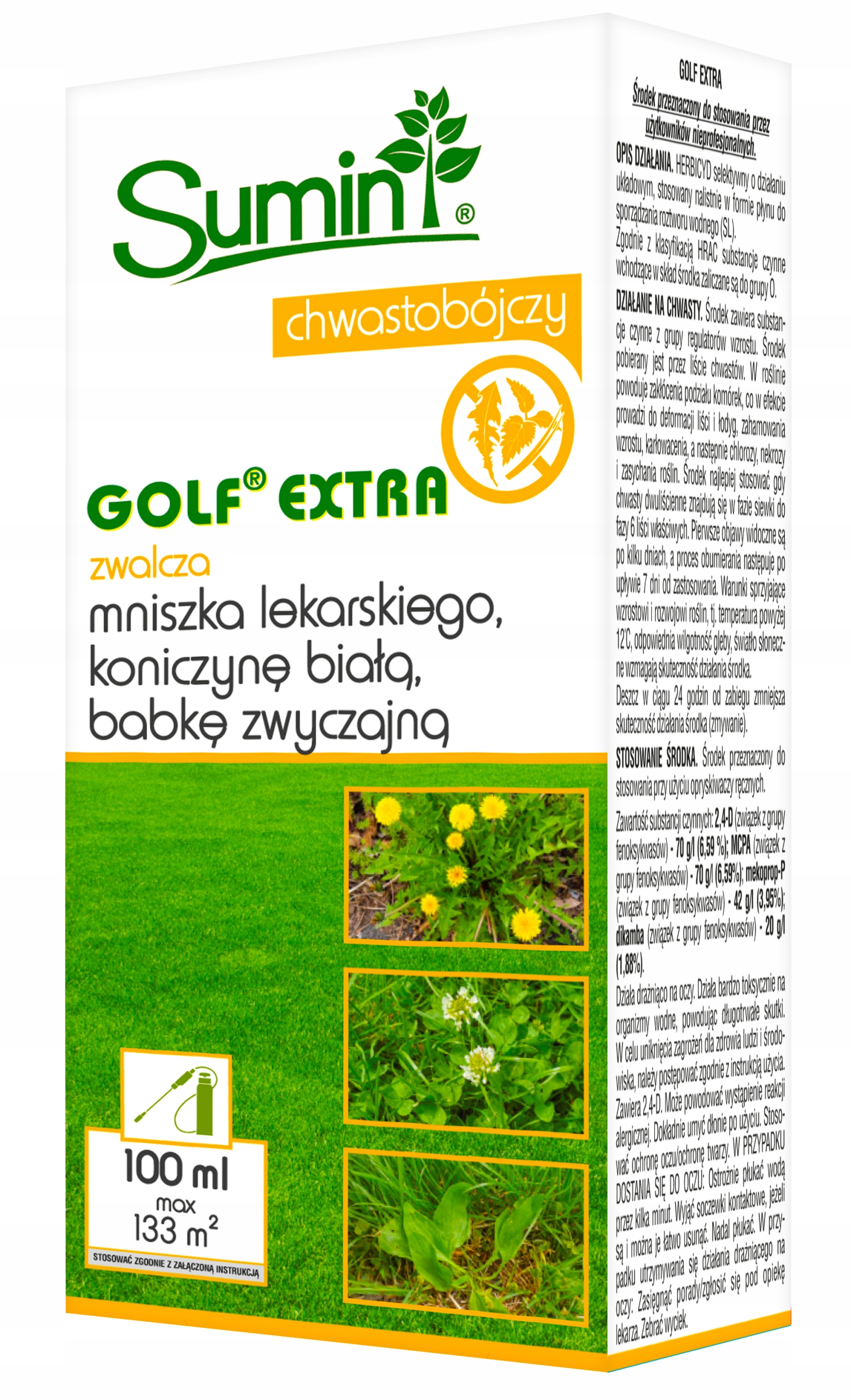 

Sumin Golf Na Chwasty W Trawie Mniszek Babka 100ML