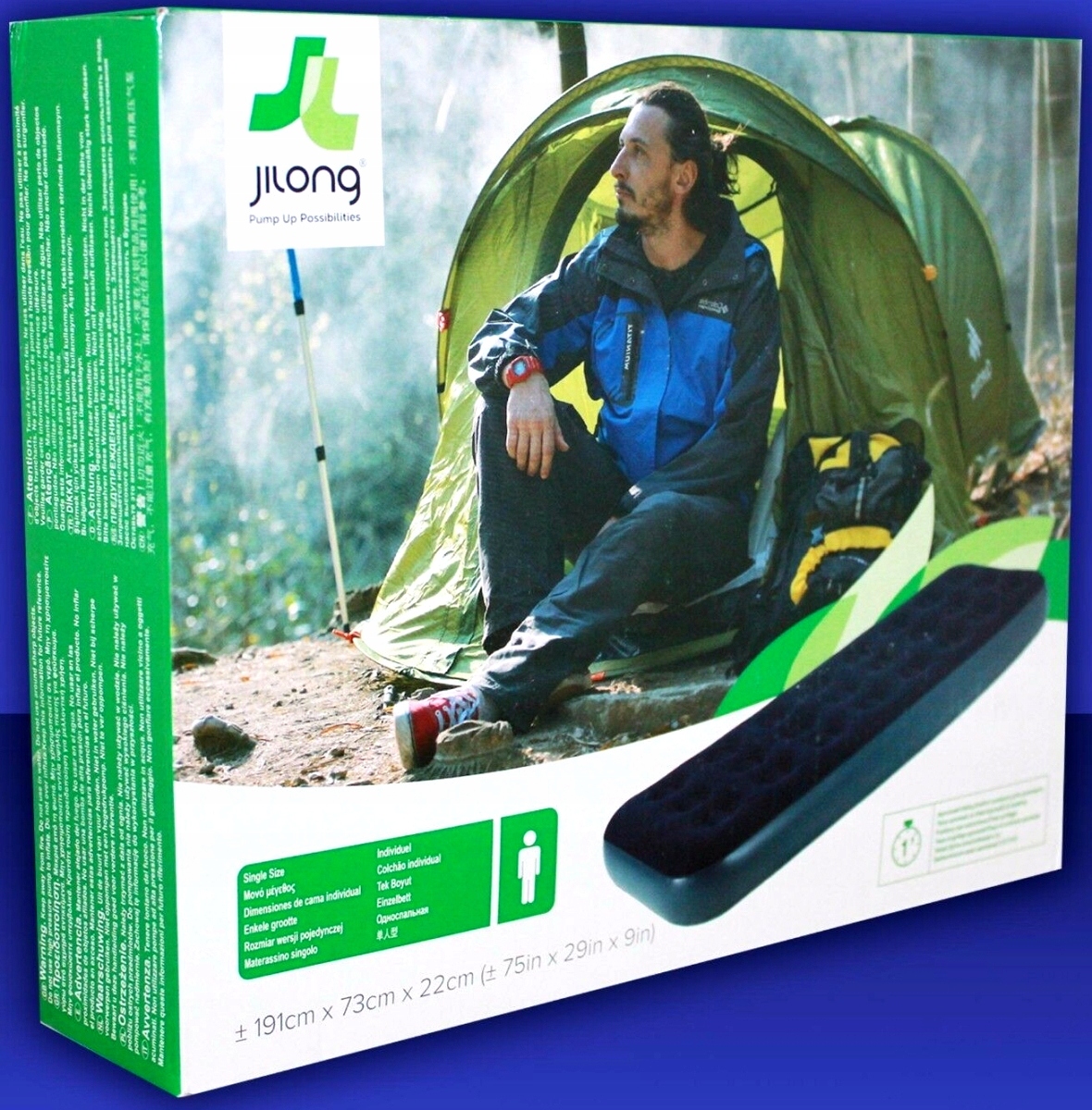 MATERAC DMUCHANY INTEX ŁÓŻKO JEDNOOSOBOWY 1OSOBOWY Typ jednoosobowy