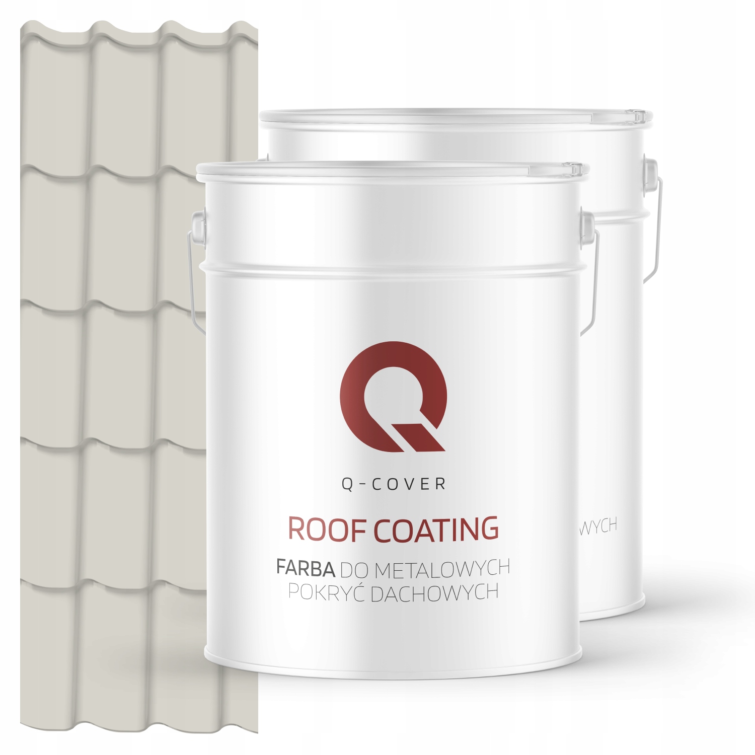 Farba Na Kovové Strechy Podložka Biela Šedá Ral 9002 74 m2 Satén