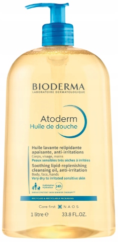 Bioderma Atoderm Olejek pod prysznic i kąpieli od 1 dni życia 1000ml