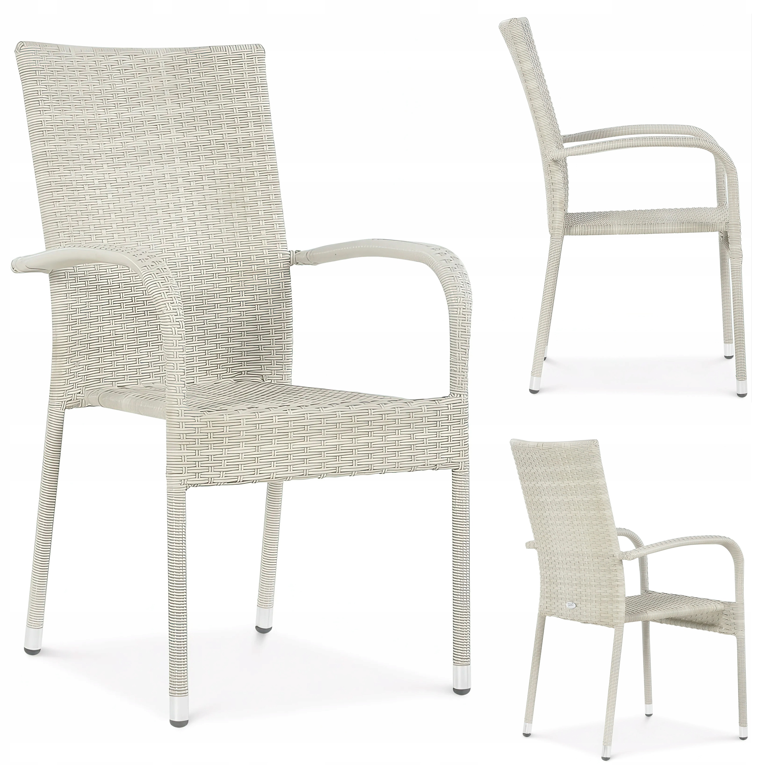 Zahradní židle na balkon Terasa Zahrada Technorattan Fiesta bílá