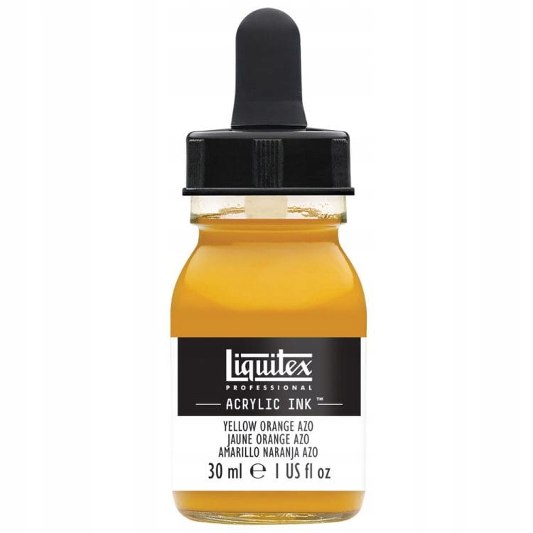 Tusz akrylowy Liquitex Yellow Orange Azo 30 ml Acrylic Ink 414