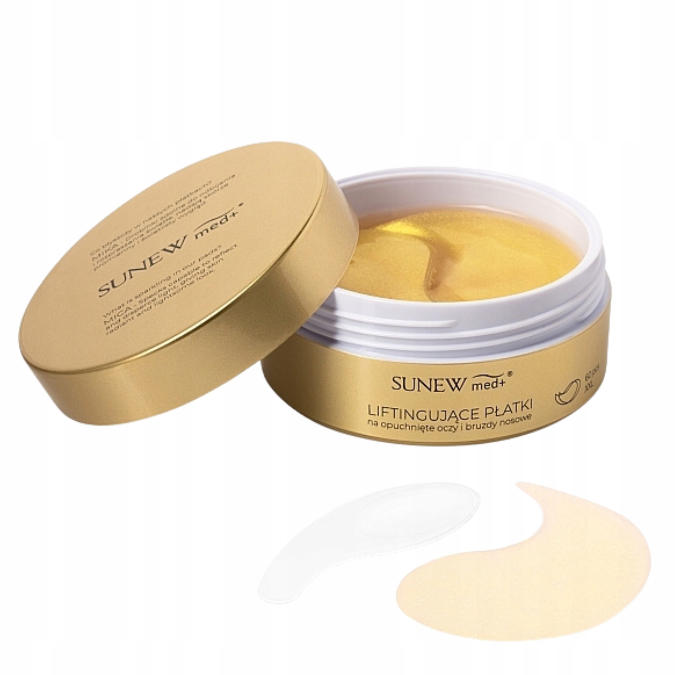 Sunew med+ Intensywnie Liftingujące płatki pod oczy i bruzdy nosowe 60 szt.