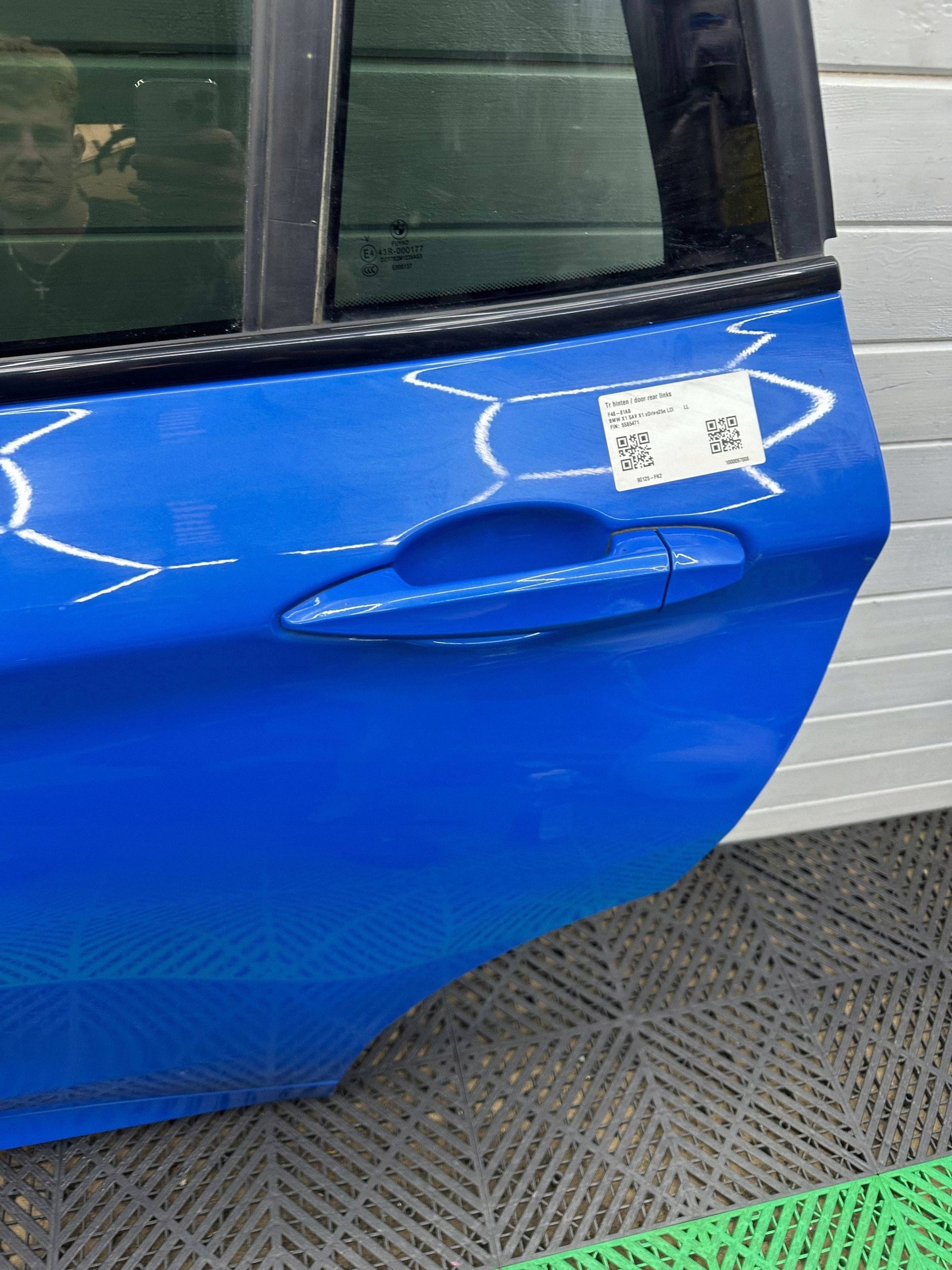 door rear. rear part side left BMW X1 F48 complete colour C1D