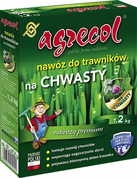 Agrecol – Hnojivo na trávníky na plevel – posypové