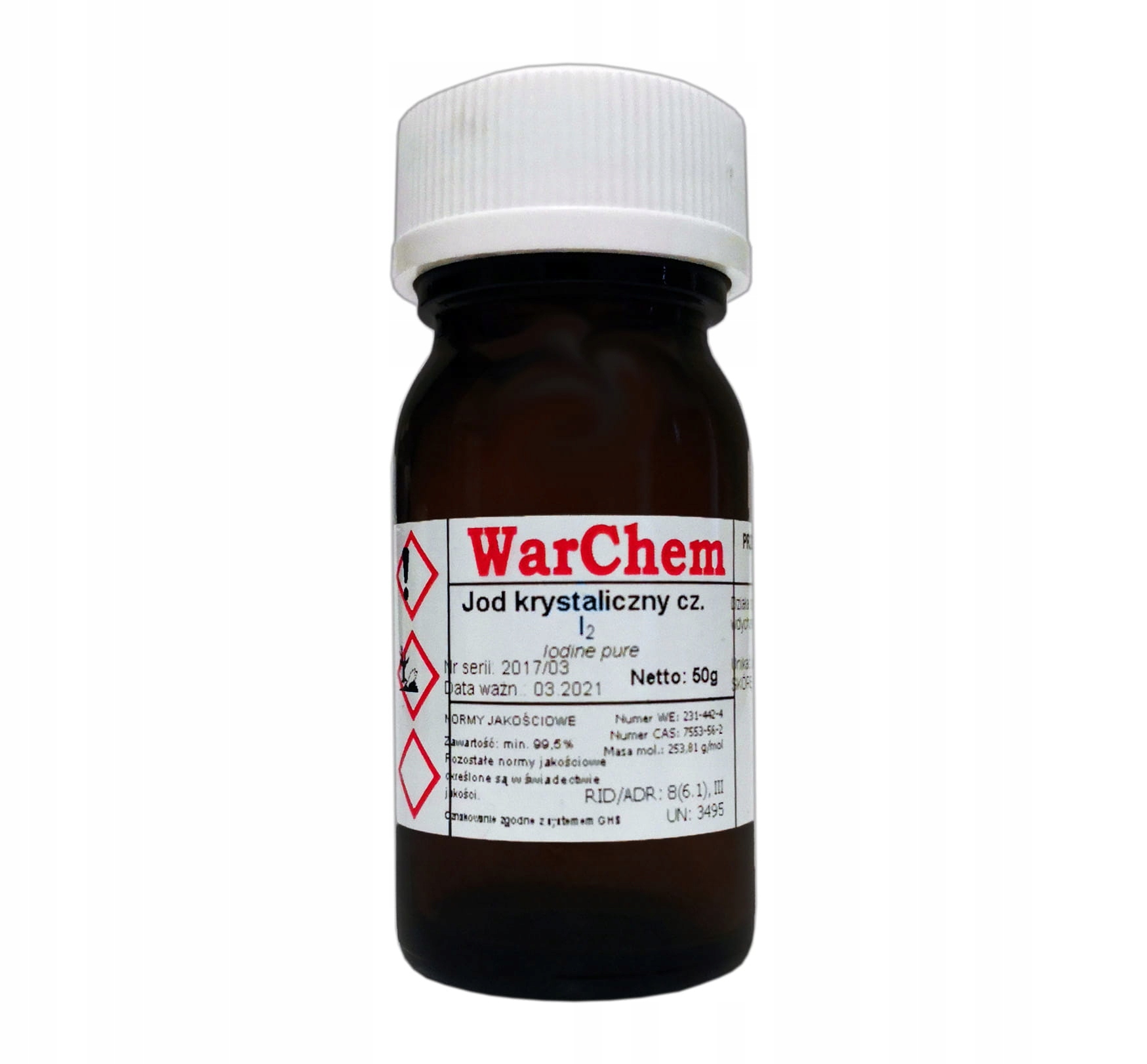 

Jod Krystaliczny czysty 50g Warchem